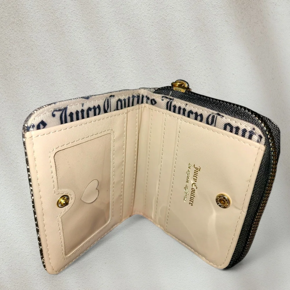 Juicy Couture Gothic Under Lock & Key Wallet Zip Around